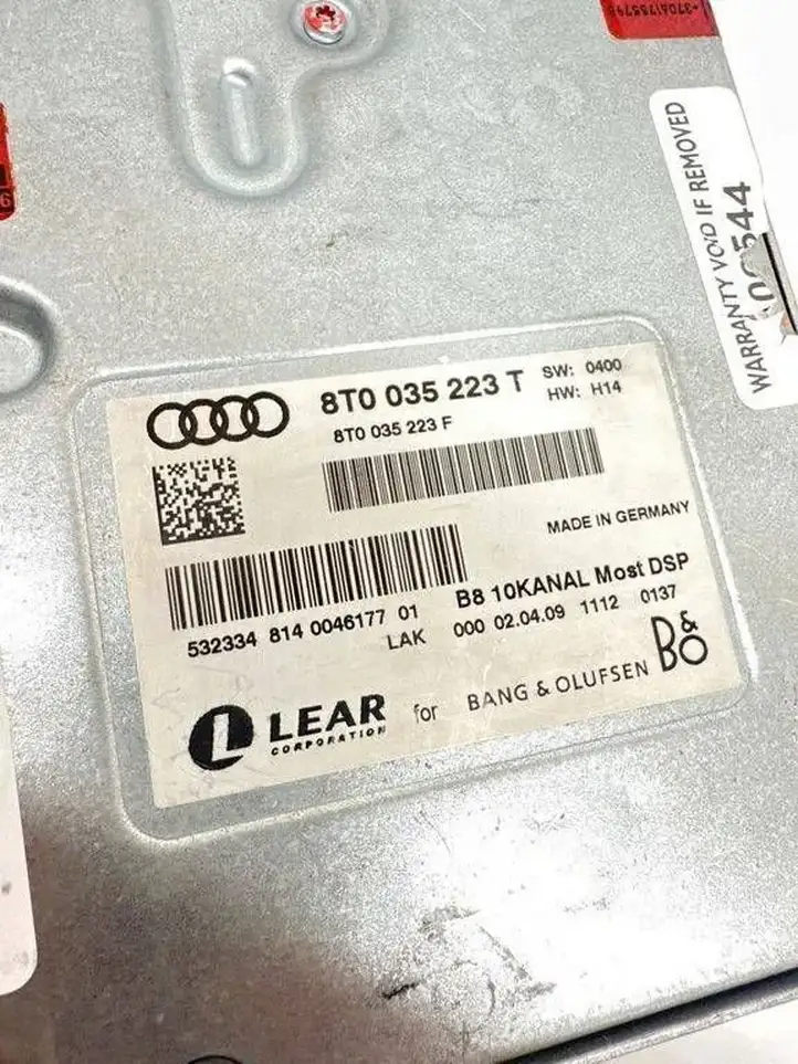 Audi (2008 - ) 8T0035223T Усилитель звука — фото 8