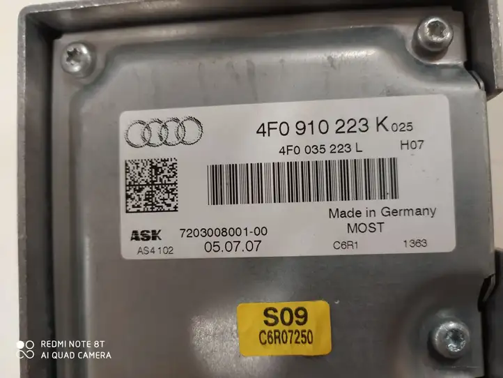 Audi A6 S6 C6 4F (2004 - 2008) 4F0910223K Усилитель звука — фото 4