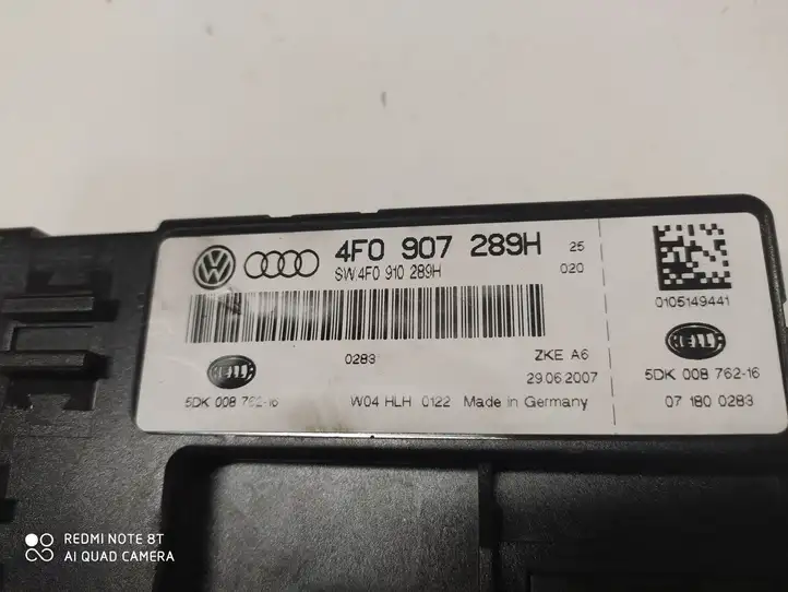Audi A6 S6 C6 4F (2008 - 2011) 4F0907289H Модуль комфорта — фото 2