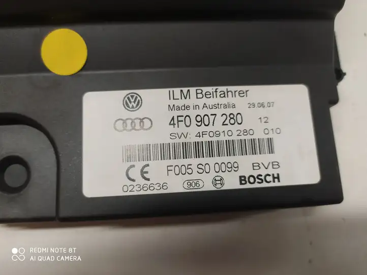 Audi A6 S6 C6 4F (2008 - 2011) 4F0907280 Прочие блоки управления — фото 3
