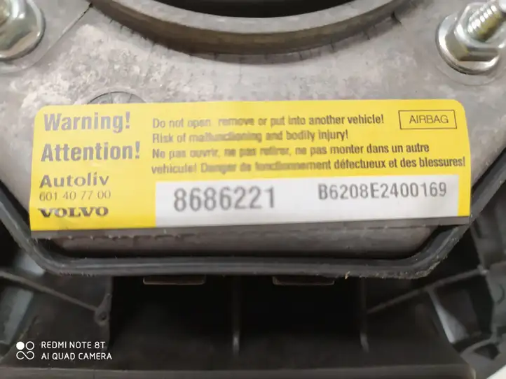 Volvo XC90 (2002 - 2006) 601407700 Подушка безопасности руля — фото 4