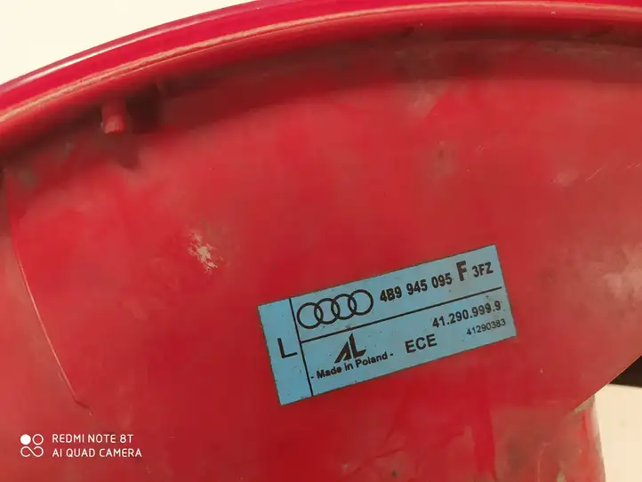 Audi A6 S6 C5 4B (2001 - 2004) 4B9945095F Задний фонарь в кузове — фото 3