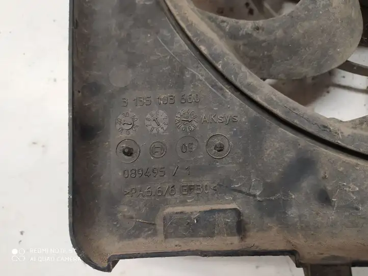 Opel Astra H (2004 - 2009) 0130303957 Электровентилятор радиатора — фото 5