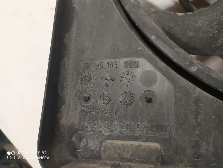 Opel Astra H (2004 - 2009) 0130303957 Электровентилятор радиатора — фото 3