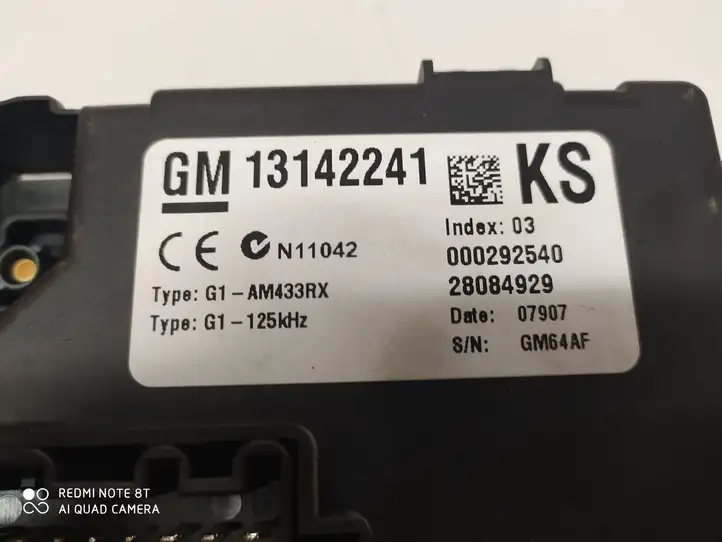 Opel Corsa D (2006 - 2010) 13142241 Модуль комфорта — фото 2