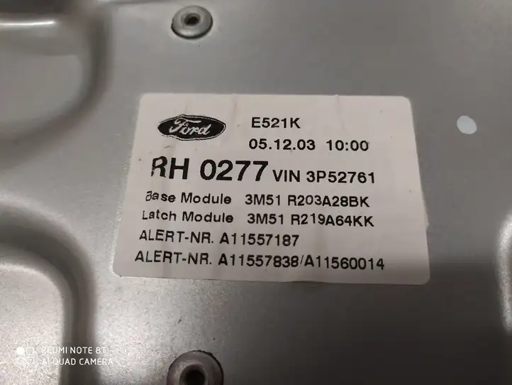 Ford Focus C-MAX (2003 - 2010) 3M51R203A28BK Электростеклоподъемник передний (комплект) — фото 3