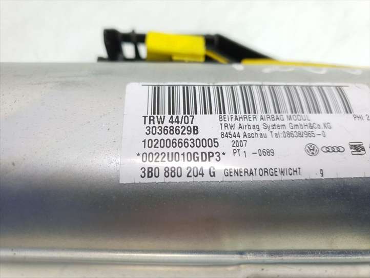 Skoda Superb B5 (3U) (2001 - 2008)  3B0880204G Подушка безопастности пассажира