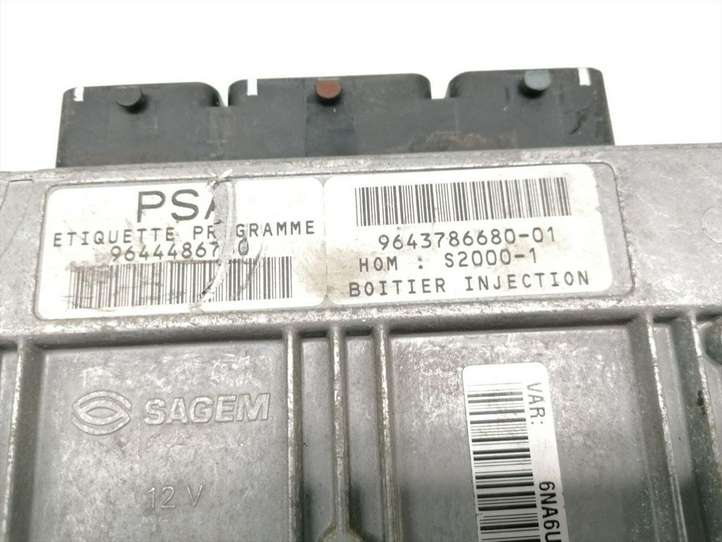 Citroen Xsara (1997 - 2006)  9644486780 Блок управления двигателя