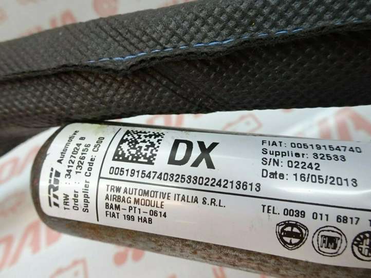 Fiat Punto (199) (2005 - 2018)  00519154740 Звукоизоляция крыши