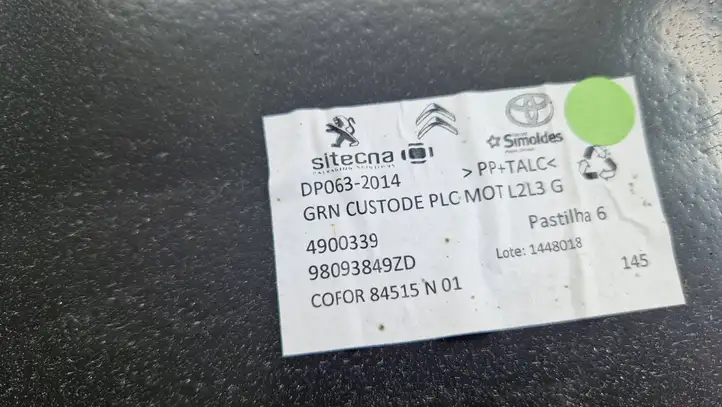Peugeot (2019 - ) 98093849ZD Другая деталь раздвижной двери — фото 5