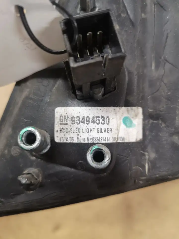 Opel Meriva A (2002 - 2006) 93494530 Боковое зеркало с электроприводом — фото 2