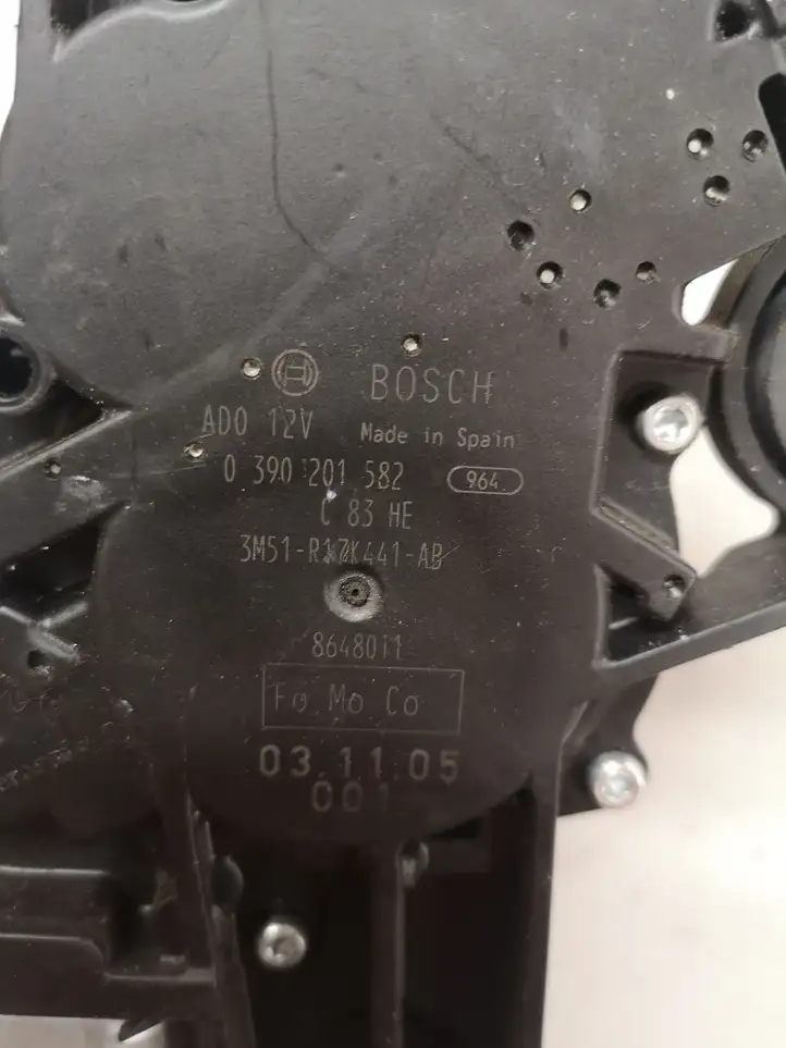 Ford Focus (2005 - 2008) 0390201582 Двигатель стеклоочистителя заднего стекла — фото 2
