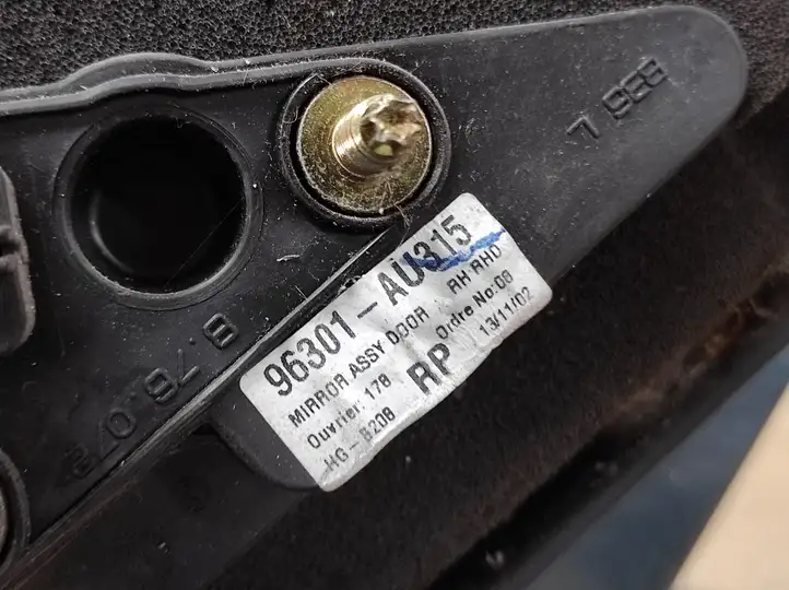 Nissan Primera (2001 - 2008) 876072 Боковое зеркало с электроприводом — фото 3