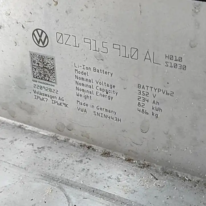Volkswagen ID.4 (2020 - ) 0Z1915910AL Аккумулятор гибридного / электрического автомобиля — фото 6