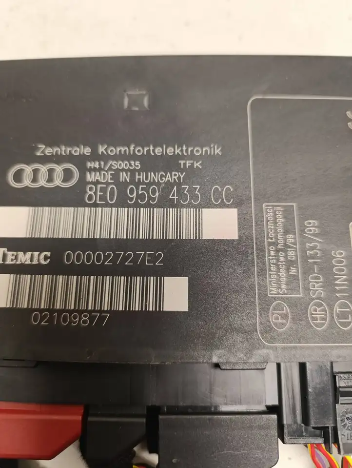 Audi A4 S4 B7 8E 8H (2004 - 2009) 8E0959433CC Модуль комфорта — фото 4