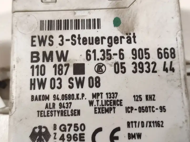 BMW 3 E46 (1998 - 2005) 61356905668 Блок иммобилайзера — фото 2
