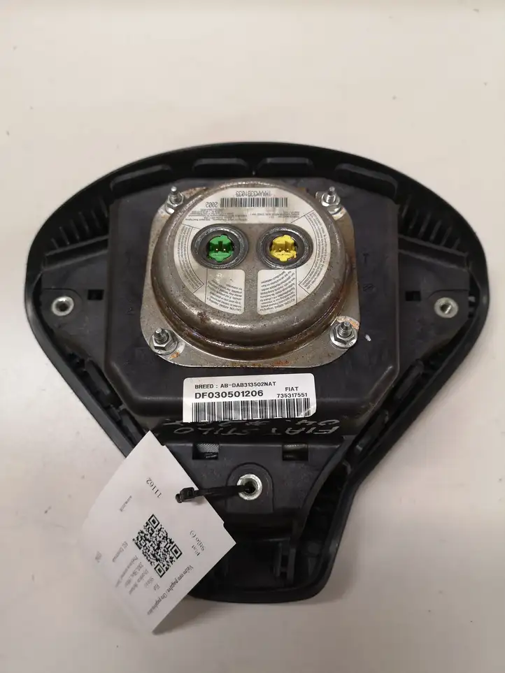Fiat Stilo (2001 - 2010) 735317551 Подушка безопасности руля — фото 2