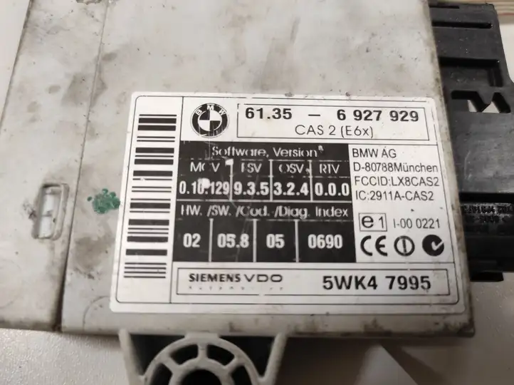 BMW 5 E60 E61 (2004 - 2010) 61356927929 Модуль комфорта — фото 2