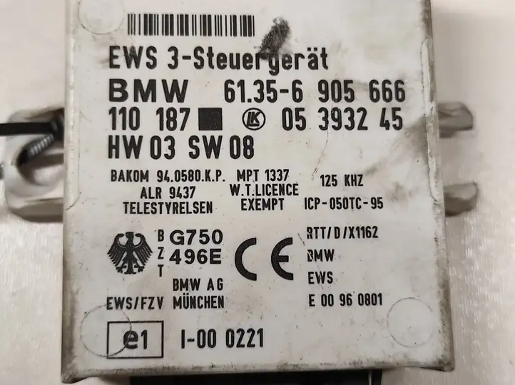 BMW 3 E46 (1998 - 2005) 61356905666 Блок иммобилайзера — фото 3