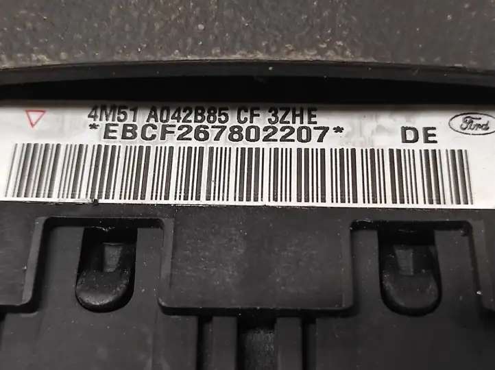 Ford Focus (2005 - 2008) 4M51A042B85CF Подушка безопасности руля — фото 4