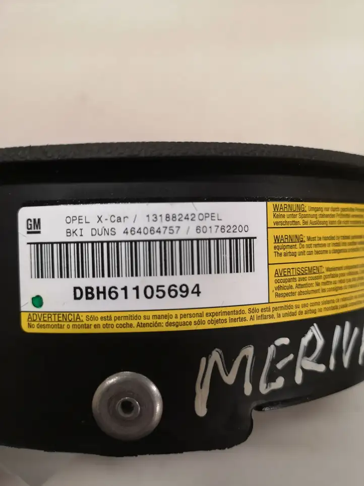 Opel Meriva A (2002 - 2006) 13188242 Подушка безопасности руля — фото 2