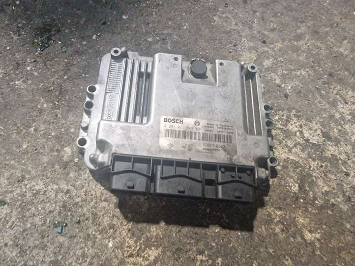 Renault Scenic II -  Grand scenic II (2003 - 2006)  0281011549 Блок управления двигателя
