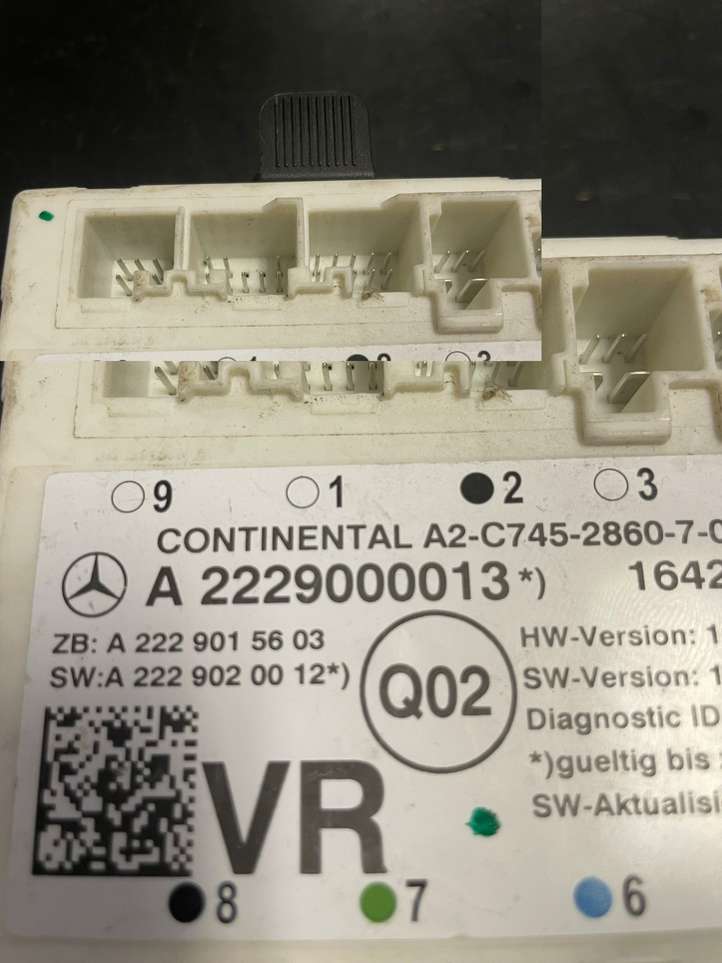 Mercedes-Benz S W222 (2013 - )  A2229000013 Блок управления дверью