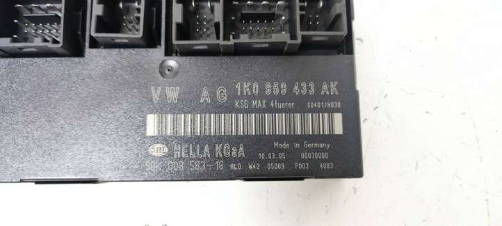 Volkswagen Touran I (2003 - 2010)  1K0959433AK Mодуль kомфортa