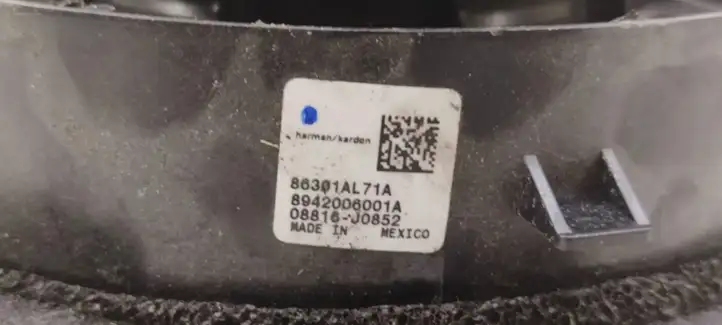 Subaru Outback (BS) (2014 - 2019) 86301AL71A Динамики задних дверей — фото 3