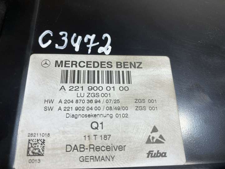 Mercedes-Benz E W212 (2009 - 2016)  A2219000100 Усилитель антенны