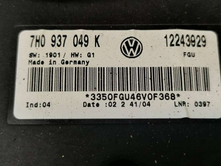 Volkswagen Transporter-Caravelle (2003 - 2009)  7H0937049K Mодуль kомфортa