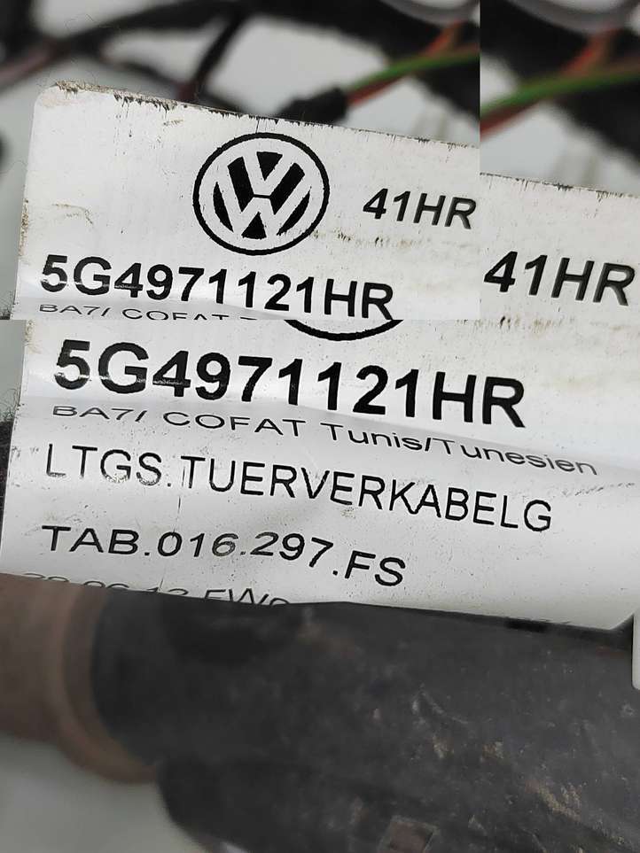 Volkswagen Golf VII (2013 - 2019)  5G4971121HR Проводка передних дверей