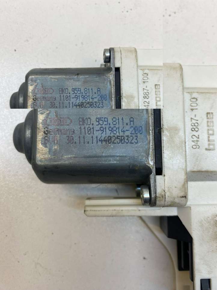 Audi A4 (2007 - 2011)  8K0959811A Механизм подъема окон задней двери