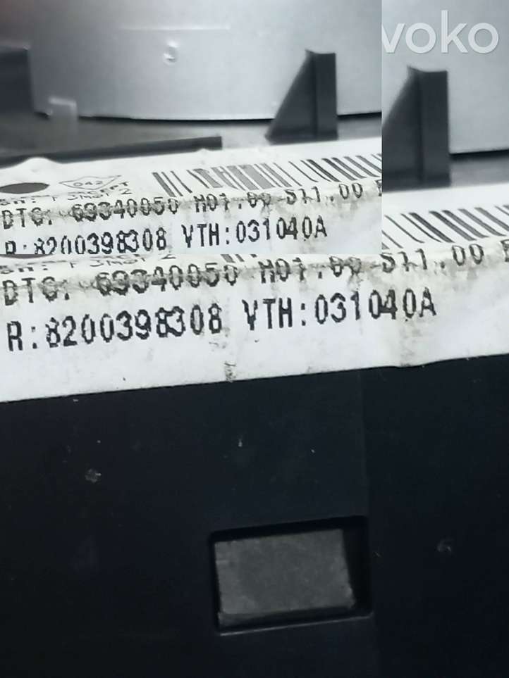 Renault Megane II (2002 - 2005)  8200398308 Блок управления кондиционера воздуха / климата/ печки (в салоне)