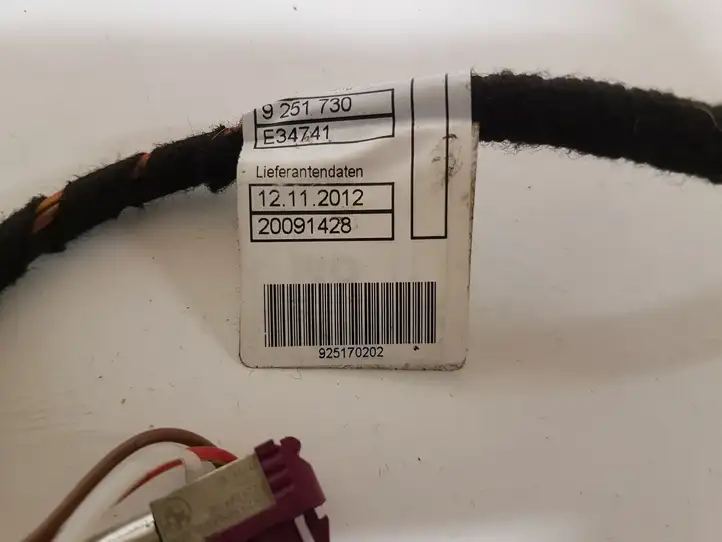 BMW 3 F30 F35 F31 (2012 - 2018) 74558010 Прочая электропроводка — фото 1
