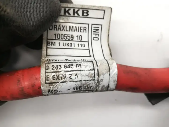 BMW X3 F25 (2010 - 2017) 9243645 Плюсовой провод аккумулятора — фото 2
