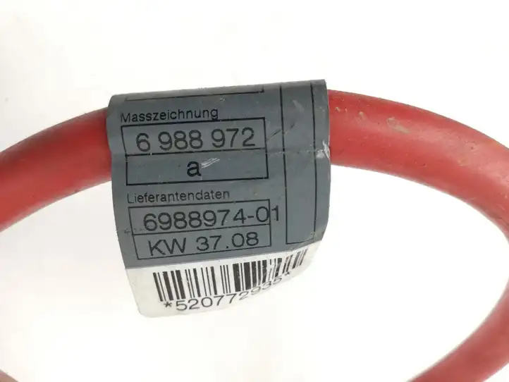 BMW 3 E90 E91 (2005 - 2012) 6988972 Плюсовой провод аккумулятора — фото 2