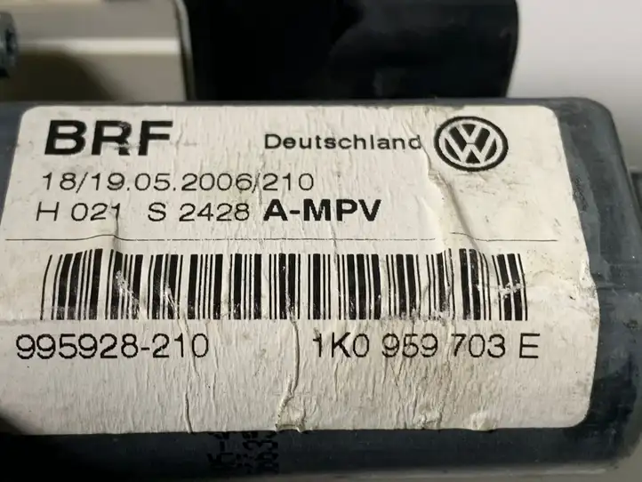 Volkswagen Touran I (2003 - 2010) 1K0959703E Стеклоподъемник задней двери — фото 2