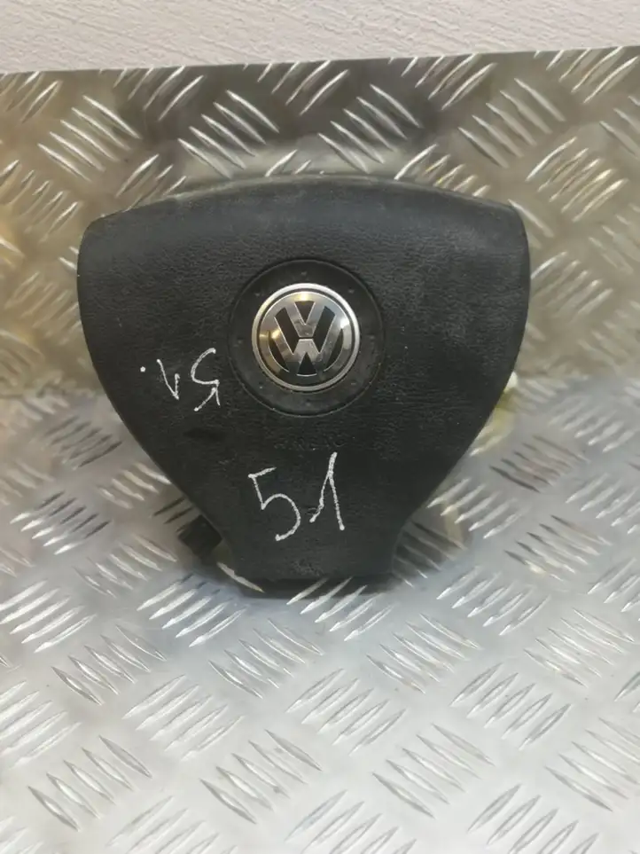 Volkswagen Golf V (2003 - 2009) 1K0880201BT Подушка безопасности руля — фото 1