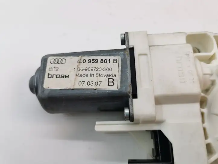 Audi Q7 4L (2005 - 2009) 4L0959801B Стеклоподъемник задней двери — фото 3