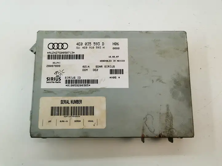 Audi Q7 4L (2005 - 2009) 4E0035593D Прочие блоки управления — фото 1