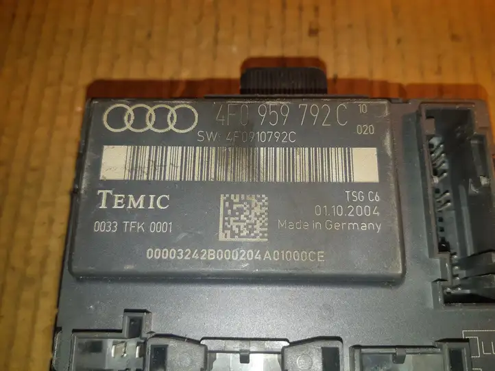 Audi A6 S6 C6 4F (2004 - 2008) 4F0959792C Блок управления дверью — фото 2