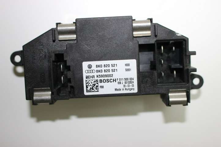 Audi A4 (2007 - 2011)  8K0820521 Реостат вентилятора печки