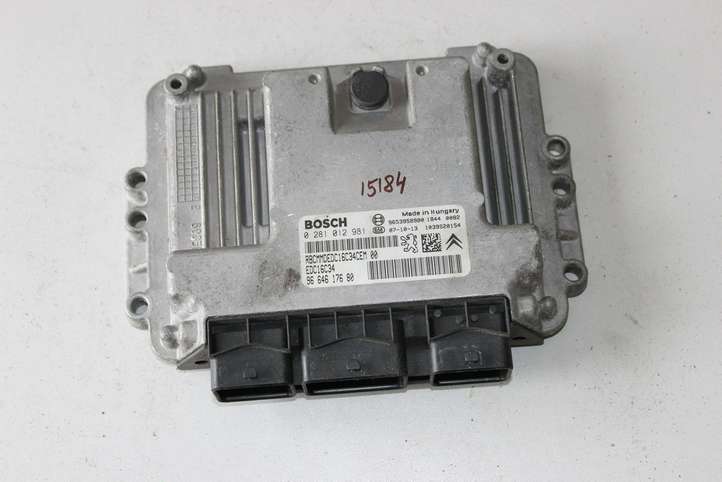 Citroen C4 (2004 - 2008)  9664617680 Блок управления двигателя
