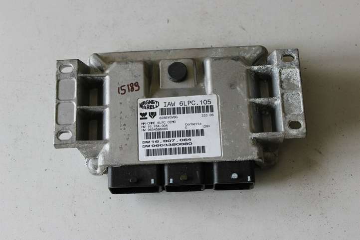 Peugeot 207 (2006 - 2009)  9663380880 Блок управления двигателя