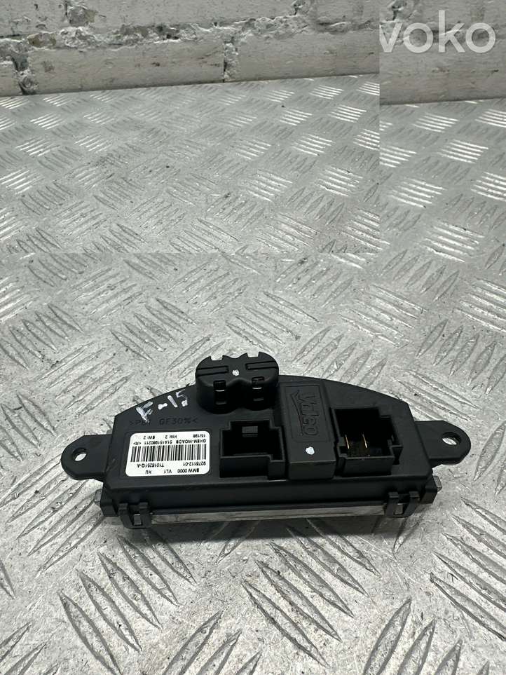 BMW X5 F15 (2013 - 2017)  9276112 Реостат вентилятора печки