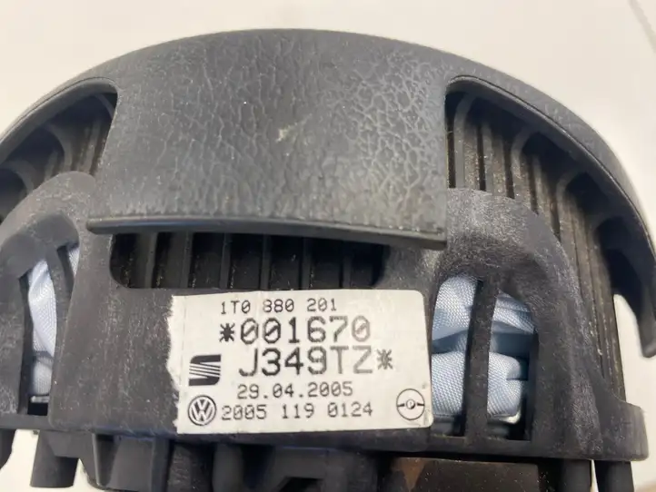 Volkswagen Touran I (2003 - 2010) 1T0880201 Подушка безопасности руля — фото 3