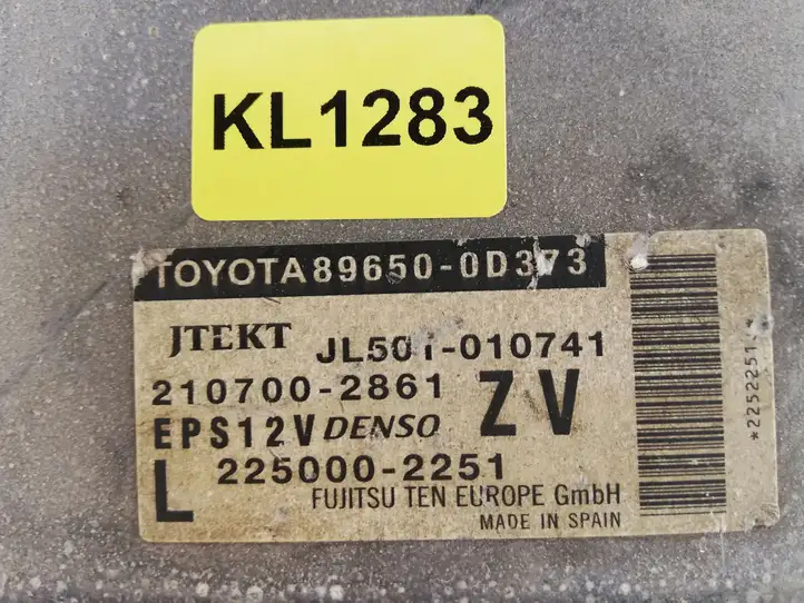 Toyota Yaris (2014 - 2019) 896500D373 Блок управления усилителем руля — фото 2