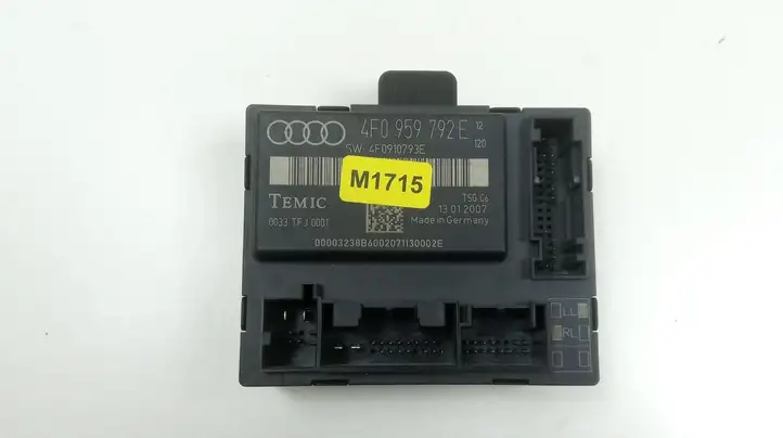 Audi A6 S6 C6 4F (2004 - 2008) 4F0959792E Блок управления дверью — фото 1