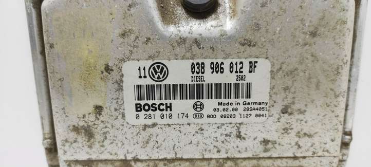 Volkswagen Golf IV (1998 - 2005)  038906012BF Блок управления двигателя